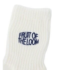 Green Parks ■ＦＲＵＩＴ　ＯＦ　ＴＨＥ　ＬＯＯＭ　３Ｐロゴ刺繍ソックス