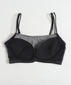 WEGO 【ブラトップ＆ショーツセット】Liliane　Ciel　ロゴテープ