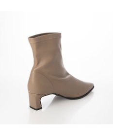 MODE ET JACOMO <carino>【レイン対応】フレアヒールストレッチブーツ