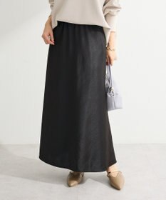 Green Parks 光沢サテンナロースカート