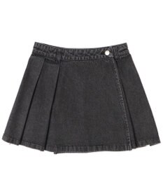 WEGO デニムラッププリーツスカート