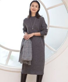 J.PRESS LADIES 【洗える】MIX COLORED ニット ワンピース