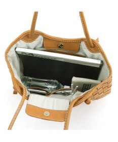 UNBILLION 【訳あり商品】 牛革レザーメッシュトートL