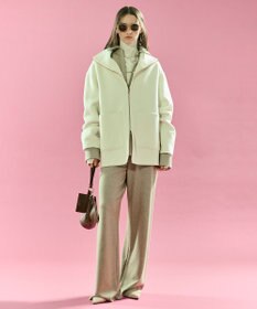BEIGE， MONTAIGNE / ウールオーバーサイズシャツ
