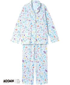 une nana cool 【ムーミン】【綿100%】 MOOMIN * une nana cool  開襟パジャマ