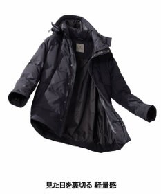 GOTAIRIKU WEB限定【仕事で着られる】ドレスダウンコート_ストレッチツイル_25年新作