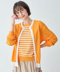 ANY ツインニットセット（ノースリーブニット＋カーディガン）