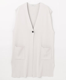 ANY L ロングニットジレ