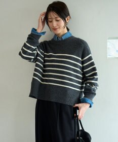 UNFILO 【UNFILO DENIM LIGHT】 クロップドシャツ