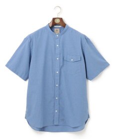 J.PRESS MEN 【KING SIZE】【HYBRID LINEN】 バンドカラーシャツ