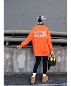 Green Parks バックロゴプリントスウェット