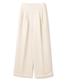 uncrave 【防シワ・洗濯機洗い可】ウォッシャブル ダブルクロス ワイドパンツ