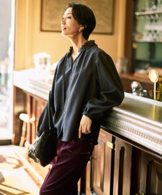 自由区 【SHIHOさん着用】ブライトローン ブラウス