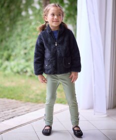 ANY KIDS ネコポケットボアブルゾン