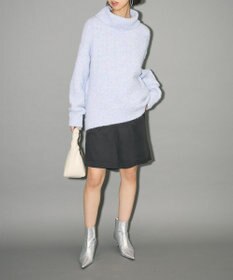 Green Parks ケーブル編みハイネックニット