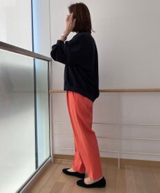 UNFILO 【VERY.3月号掲載/洗える/ストレッチ】ハイウエストカラーパンツ