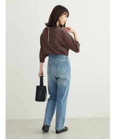 Green Parks ・ＥＬＥＮＣＡＲＥ　ＤＵＥバックパールシアー５分ニット