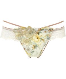 WACOAL Ｔバック ショーツ 【リボンブラ 胸もとフィットながもち】 BXB490とペア はきこみ丈あさめ バックのかぶりが広め ソング レディース PXB490 /ワコール