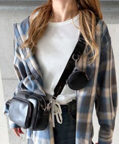 WEGO サークルポーチ付きスクエアショルダー