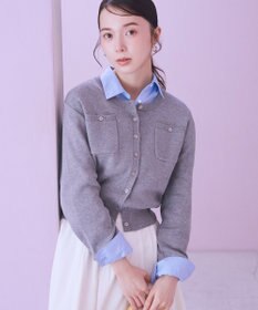 earth music&ecology ダブルポケットカーディガン