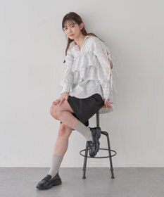 earth music&ecology 【予約】アソートチェックティアードビスチェ