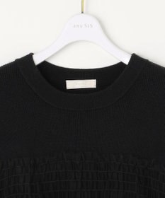 ANY SIS S 【洗える】ビスチェ風チュールコンビ ニット