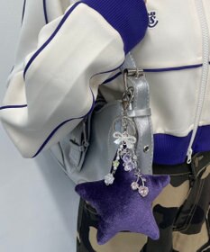 WEGO ベロアスターキーホルダー