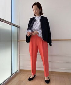 UNFILO 【VERY.3月号掲載/洗える/ストレッチ】ハイウエストカラーパンツ