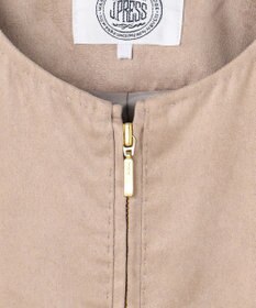 J.PRESS LADIES ライトマイクロスエード ブルゾン