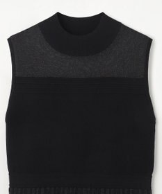 GRACE CONTINENTAL ラメシアープリーツニットワンピース