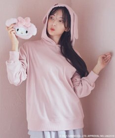 earth music&ecology マイメロディ＆クロミ／ｅａｒｔｈ　フェイスポーチ