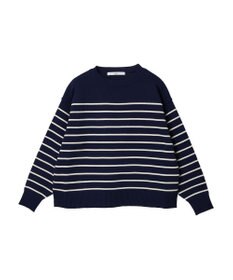 Green Parks ・ｎｏｖｅｍ９　ボーダーエアーニットプルオーバー