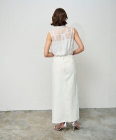 GRACE CONTINENTAL シアーボウタイノースリーブ