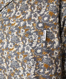 OP／FILA 【Ocean Pacific】プリント長袖オープンネックシャツ