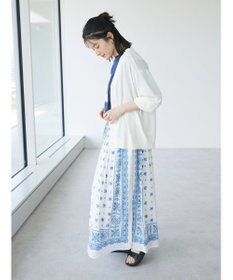 CRAFT STANDARD BOUTIQUE UVカット/接触冷感/マシンウォッシャブル/Vネックニットカーディガン