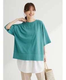 Green Parks 接触冷感裾リブＴシャツ