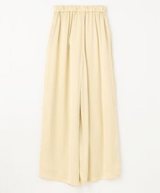 NAVE 【Nave・洗える/ウエストゴム】ヴィンテージサテン ワイドパンツ