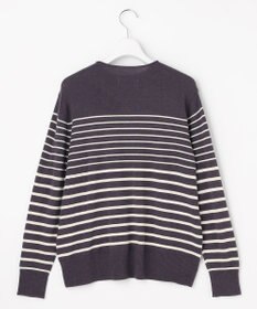 J.PRESS LADIES L SOFT TOUCH WOOL ボーダー ニット