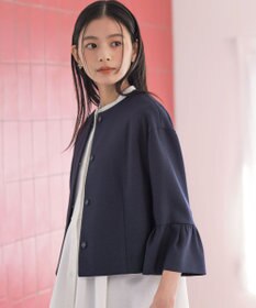 組曲 S 【先行予約・WEB限定】ライトリネンライクノーカラー ジャケット