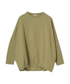 CRAFT STANDARD BOUTIQUE シルケット天竺　フロントギャザーＢＩＧ　Ｔｅｅ　Ｌ／Ｓ