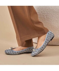 MODE ET JACOMO <carino>パールビジュー付きデザインバレエ