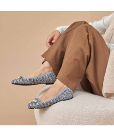 MODE ET JACOMO <carino>パールビジュー付きデザインバレエ