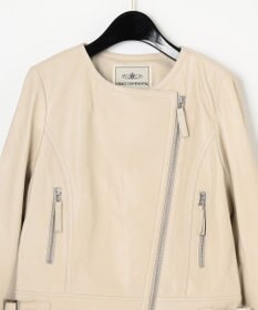 GRACE CONTINENTAL レースアップライダースジャケット