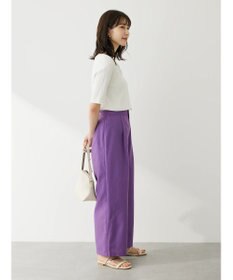 Green Parks 前後２ｗａｙリブ５分袖プルオーバー