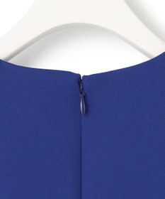 ICB 【接触冷感・UVケア・防シワ・洗える】エステルダブルクロス  ラッフルデザインブラウス