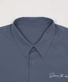 WEGO ワンポイントルーズシャツ（LS）