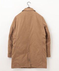 JOSEPH ABBOUD 【キルトレスダウン】ナチュラルダイスウェード ダウンコート