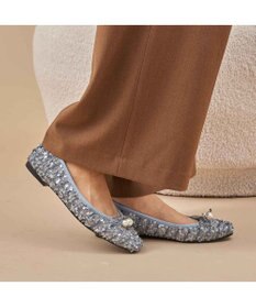 MODE ET JACOMO <carino>パールビジュー付きデザインバレエ