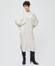 BEIGE， 【洗える】LISERONS / シルクパフワンピース