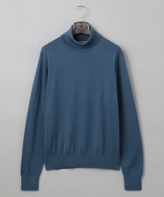 GOTAIRIKU 新色追加【洗える/チクチクしにくい/ピリングしにくい】イタリア糸 ハイゲージ タートルネックニット_WOOL100％